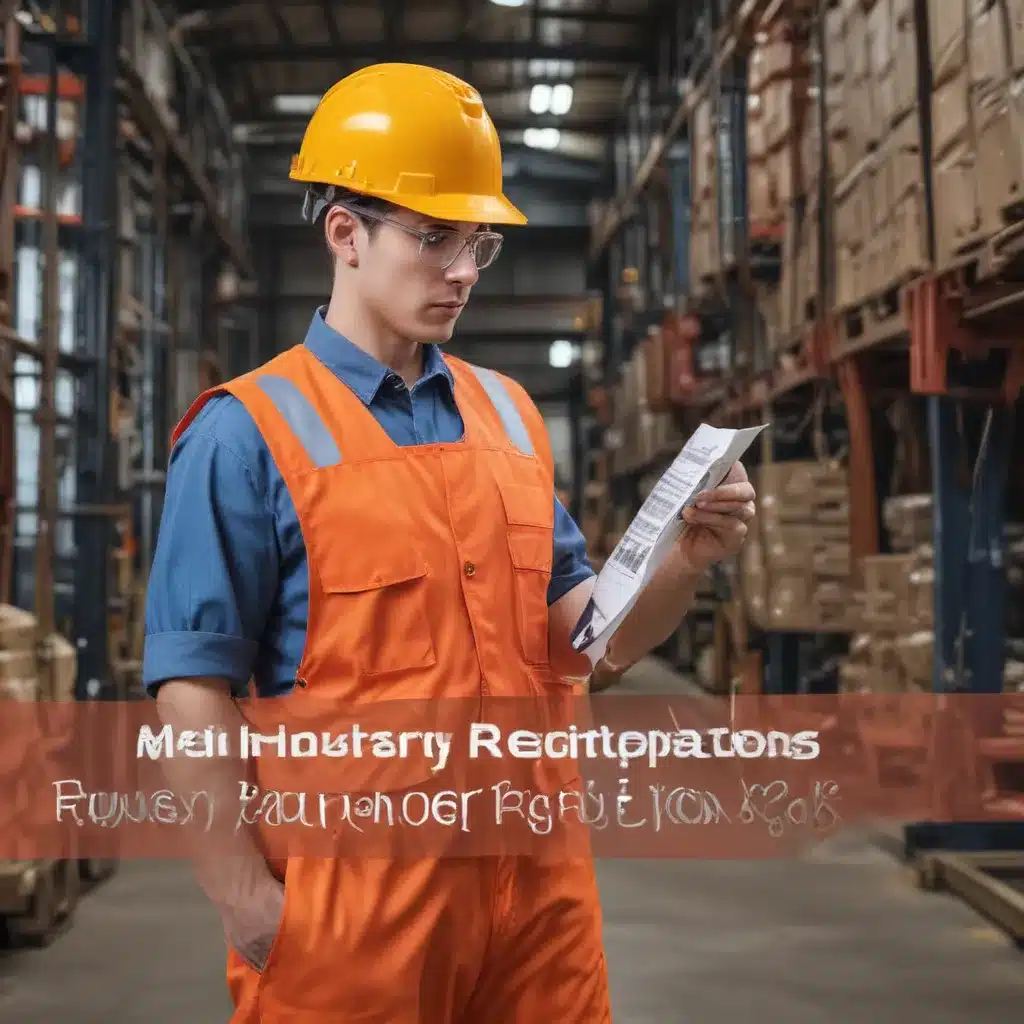Main Industry Regulations Main Industry Regulations